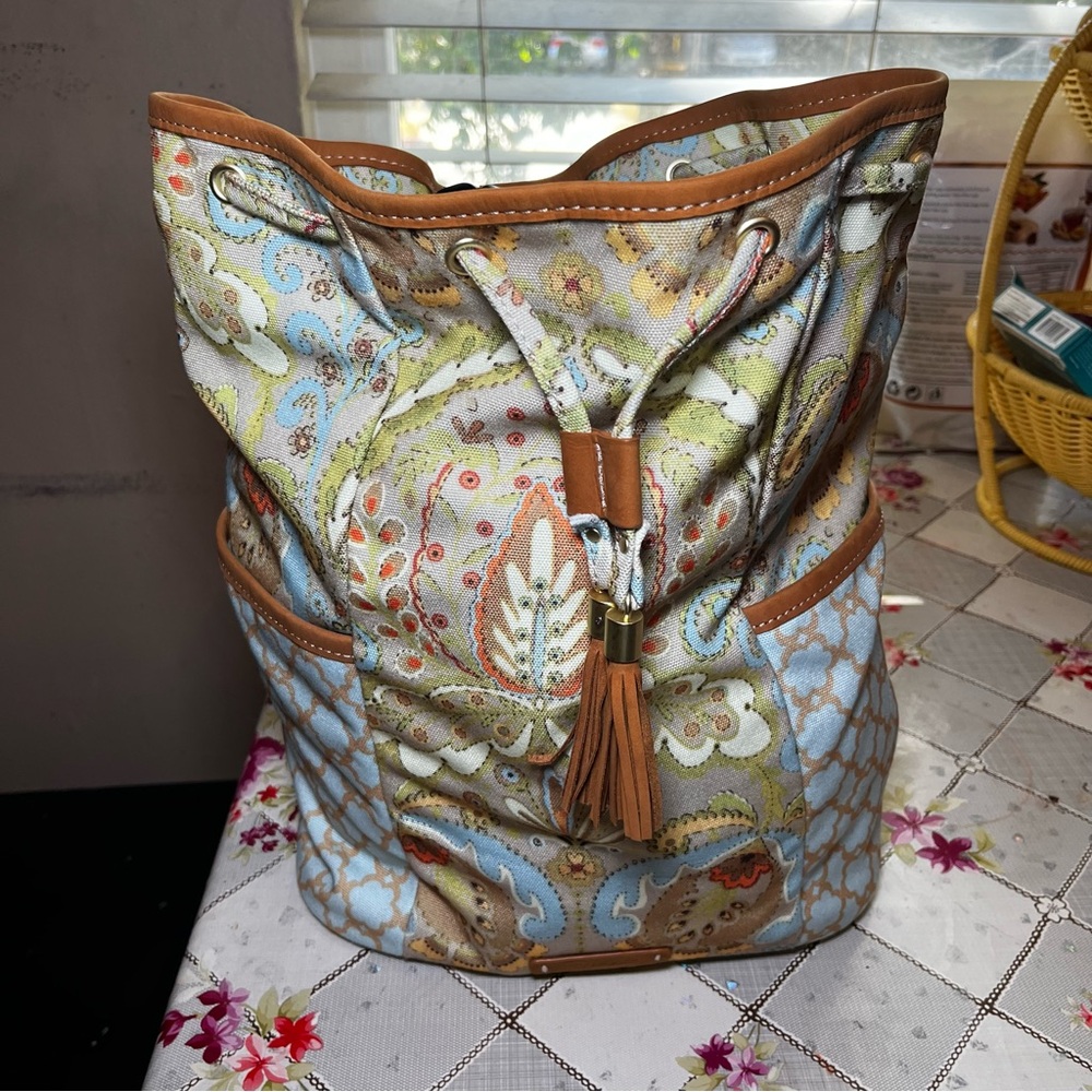 Paisley Drawstring Women Bag